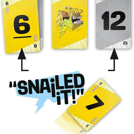 Snailed it! Game | Easy to Learn Family Games for Kids, Teens, and Adults | Snail Card Game | Ages 8 and Up | 3 to 6 Players | 20 Mins. | Kids Gifts