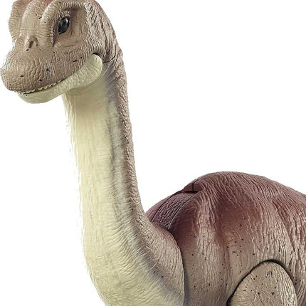 Jurassic World Toys Wild Pack Brachiosaurus Camp Cretaceous Herbivore Dinosaur Action Figure Toy with Movable Joints, Realistic Sculpting & Attack Feature, Kids Ages 3 Years & Up