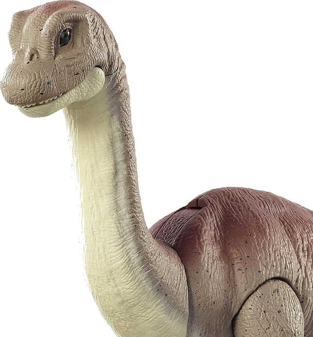 Jurassic World Toys Wild Pack Brachiosaurus Camp Cretaceous Herbivore Dinosaur Action Figure Toy with Movable Joints, Realistic Sculpting & Attack Feature, Kids Ages 3 Years & Up