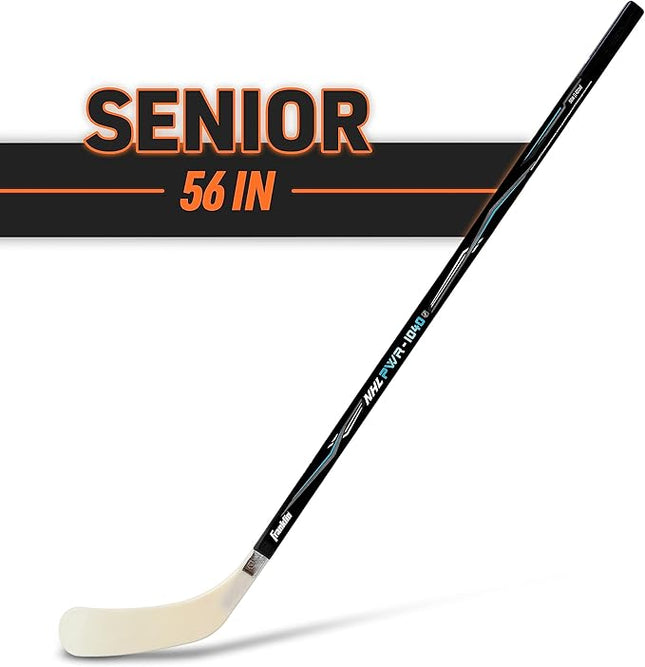 Franklin Sports NHL Kids Street Hockey Sticks - Youth, Junior + Senior Sticks - Right + Left Handed - 40", 48" + 56"