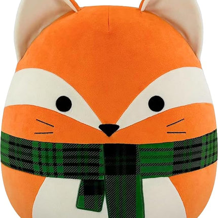 Squishmallows Amazon Exclusive Holiday Fox 14'' Plush