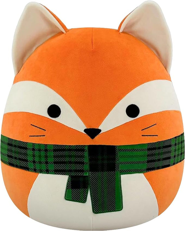 Squishmallows Amazon Exclusive Holiday Fox 14'' Plush
