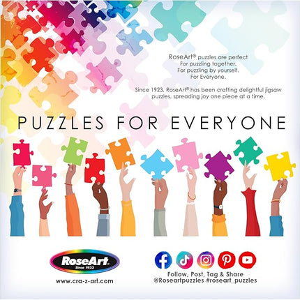 RoseArt - Snack Assortment- Blow Pop & Tootsie Roll Lollipop - 500 Piece Jigsaw Puzzle, Candy-Themed Puzzle for Adults