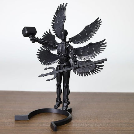 T13 Action Figure Set, 3D Printed Multi-Jointed, Titan 13 Action Figures, Multi-Articular Lucky Mobile Robot Nova T-13, Desktop Decorations for Game Lovers Toys