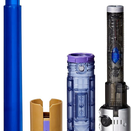 STAR WARS Lightsaber Forge Kyber Core Jedi Master Sol, Officially Licensed Blue Customizable Electronic Lightsaber, Toys for 4 Year Old Boys and Girls & Up
