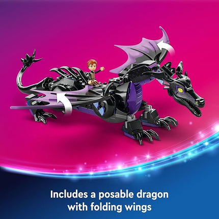 LEGO Disney Princess Maleficent’s Dragon Form Building Set for Kids and Sleeping Beauty Fans, Disney Princess Figure, Castle Toy, Fun Gift Idea for Girls and Boys Ages 7 Plus Who Love Aurora, 43240