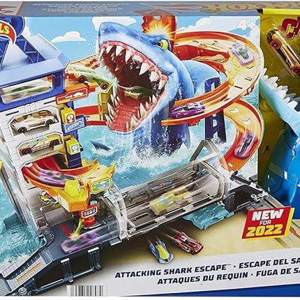 Hot Wheels Attacking Shark Escape Playset