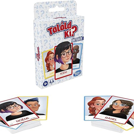 Hasbro Gaming Guess Who? Card Game for Kids, 2 Player Guessing Game, Fun Summer Activities, Vacation Travel Essentials, Ages 5+