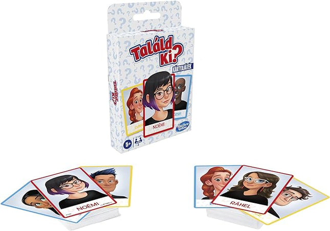 Hasbro Gaming Guess Who? Card Game for Kids, 2 Player Guessing Game, Fun Summer Activities, Vacation Travel Essentials, Ages 5+