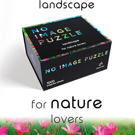 No Image Puzzle 1000 Irregular Pieces Extreme Difficult Jigsaw Challenge Adults Hardest Puzzle No Guide Ultimate Brain Teaser Intermediate Level Landscape Mystery Unique Gift