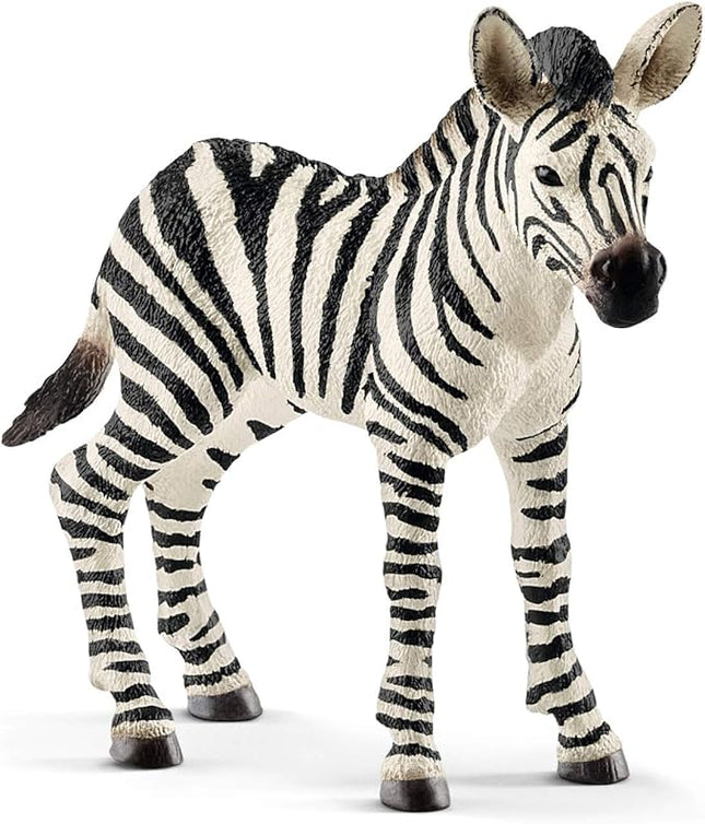 Schleich Wild Life, Animal Figurine, Animal Toys for Boys and Girls 3-8 Years Old, Zebra Foal, Ages 3+