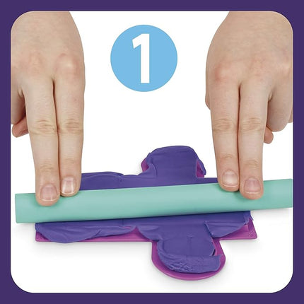 Play-Doh Builder Treasure Chest Toy Building Kit for Kids 5 Years and Up with 3 Non-Toxic Cans - Easy to Build DIY Craft Set