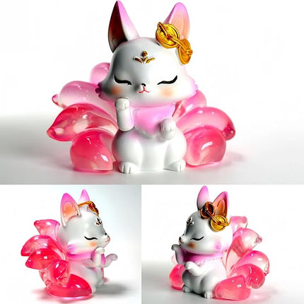 Nine-Tailed Demon Fox Blind Box Popular Mystery Boxes Collectible Action Figure Toys Random Style Goodie Treat Boxes Party Favors Gifts