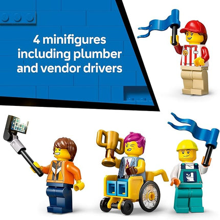 LEGO City No Limits: Race Car Ramp Track Toy - Building Toy for Kids, Boys and Girls, Ages 6+ - Soap Box Car Ramp for Racing with 2 Cars, 4 Minifigures, and Buildable Ramp - Gift Idea - 60460