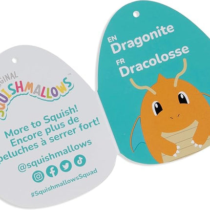 Squishmallows Original 10in Dragonite Pokémon Plush - Ultrasoft Official Jazwares Plush (Little)