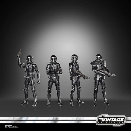 Star Wars, The Vintage Collection Imperial Death Trooper Action 4 Figure Set F5553 by Hasbro Black