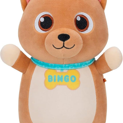 Squishmallows Original 10-Inch “Cocomelon” JJ and Bingo HugMees 2-Pack – Ultrasoft Official Jazwares Plush