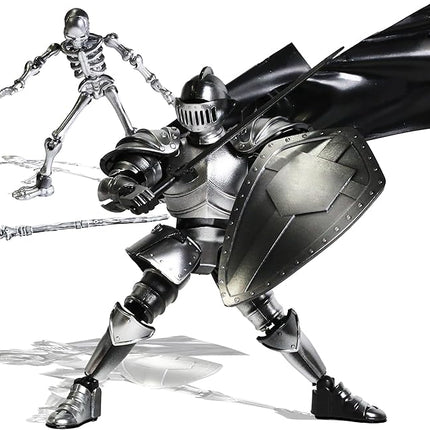 T13 Action Figure Set Articulated Skeleton Figure Titan 13 Medieval Knight Multi-Jointed Dummy Movable Robot Desktop Table Decoration