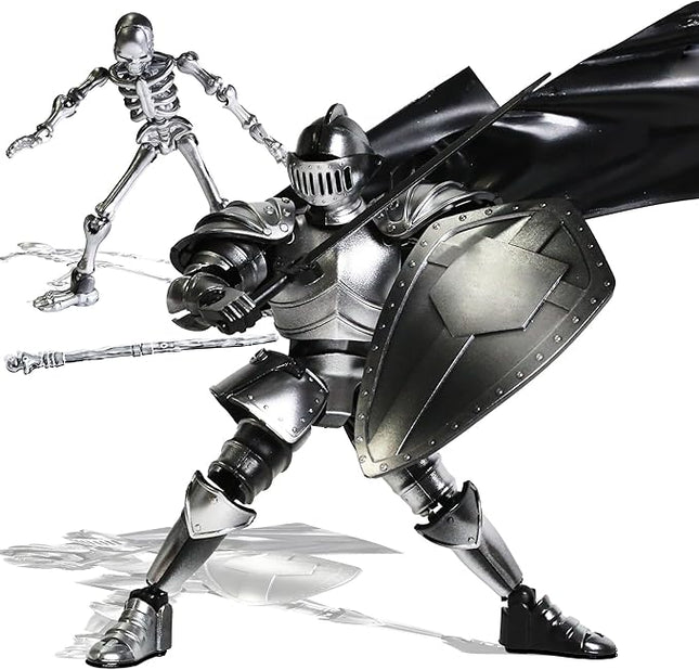 T13 Action Figure Set Articulated Skeleton Figure Titan 13 Medieval Knight Multi-Jointed Dummy Movable Robot Desktop Table Decoration