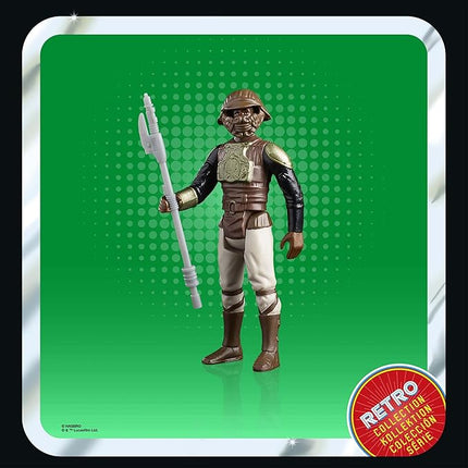 STAR WARS Retro Collection Lando Calrissian (Skiff Guard), Return of The Jedi 3.75-Inch Collectible Action Figures, Ages 4 and Up (F7277)