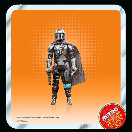 STAR WARS Retro Collection The Mandalorian, The Book of Boba Fett 3.75 Inch Collectible Action Figure