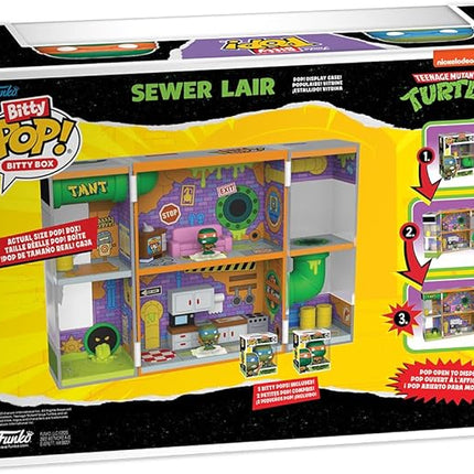 Funko Pop! Bitty Boxes: Teenage Mutant Ninja Turtles - Sewer Lair - Collectable Vinyl Figure - Gift Idea - Official Merchandise - Toys for Kids & Adults - Model Figure for Collectors