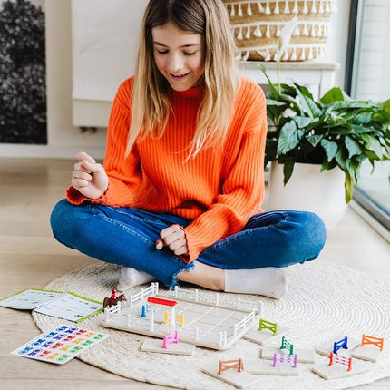 SmartGames Horse Academy Path-Building Game with 80 Challenges for Ages 7 to Adult