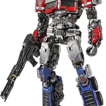 YOLOPARK Optimus Prime Transformers Rise of The Beasts Action Figure with Upgraded Weaponry- Diecast Version,7.87 Inch Highly Articulated Transformer Toys for Ages 15 and Up,No Converting