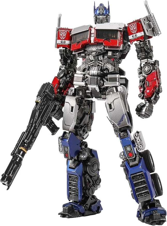 YOLOPARK Optimus Prime Transformers Rise of The Beasts Action Figure with Upgraded Weaponry- Diecast Version,7.87 Inch Highly Articulated Transformer Toys for Ages 15 and Up,No Converting