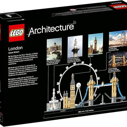 LEGO Architecture London Skyline Collection 21034 Building Set Model Kit and Gift for Kids and Adults (468 pieces)