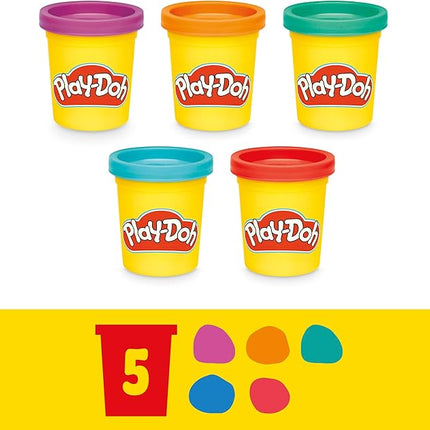 Play-Doh Fun Tub Set, 19 Accessories & Reusable Storage Container, Preschool Toys, Kids Arts & Crafts, Back to School Gifts, Ages 3+ (Amazon Exclusive)
