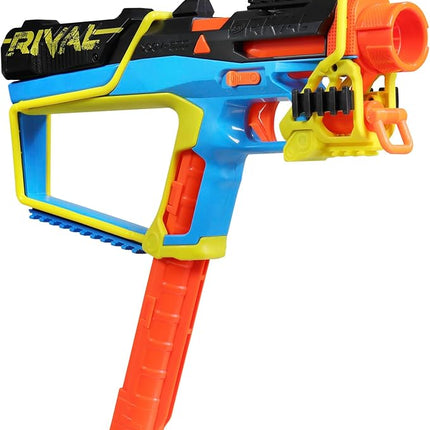 Nerf Rival Mirage XXIV-800 Blaster, 10 Nerf Rival Accu-Rounds, 2 Ways to Load, 8 Round Removable Magazine, Pump Action Priming, Gifts for Teens
