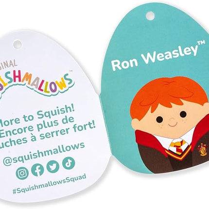Squishmallows Original Harry Potter 10-Inch Ron Weasley Plush - Medium-Sized Ultrasoft Official Jazwares Plush