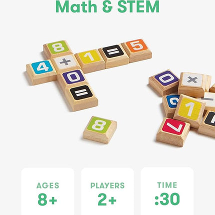 SimplyFun Sumology Math Game - One of The Most Fun Math Games for Kids Ages 8-12 - Practice Addition, Subtraction, Multiplication and Division - 2 or More Players or Play in Teams!