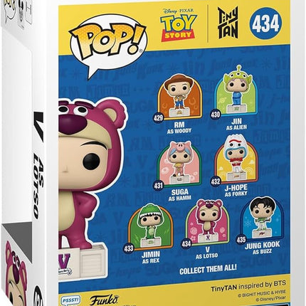 Funko Pop! Rocks: Toy Story x BTS Tiny TAN - V as Lotso - Collectable Vinyl Figure - Gift Idea - Official Merchandise - Toys for Kids & Adults - Music Fans
