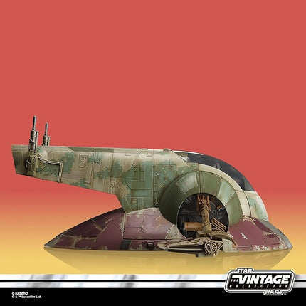 STAR WARS The Vintage Collection Boba Fett’s Starship Toy 3.75-Inch-Scale The Book of Boba Fett Vehicle, Toys for Kids Ages 4 and Up