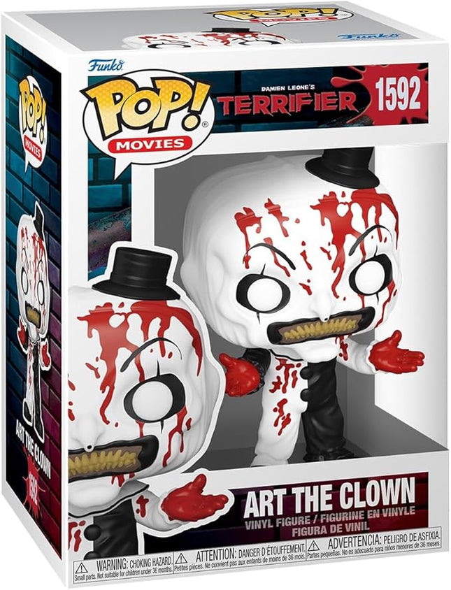Funko POP! Movies: Terrifier 2 - Art The Clown - Bloody - Collectable Vinyl Figure - Gift Idea - Official Merchandise - for Kids & Adults - Horror Fans - Model Figure for Collectors and Display
