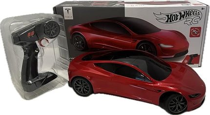 Mattel Hot Wheels red Tesla RC 2.4 GHZ