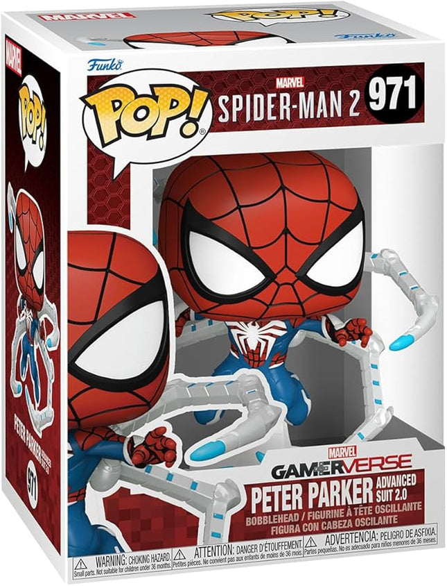 Funko POP! Games: Spider-Man 2- Peter Parker Suit - Spider-Man - Collectable Vinyl Figure - Gift Idea - Official Merchandise - for Kids & Adults - Video Games Fans - Model Figure for Collectors