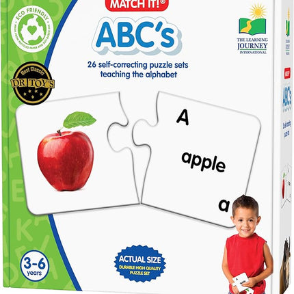 The Learning Journey: Match It! - ABCs - ABC Puzzle, Alphabet Puzzles for 2 Year Olds, Alphabet Puzzles For Kids Ages 3-5, Pre Kindergarten Learning Materials, Award Winning Educational Toys