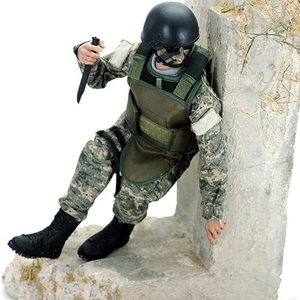 12 Inch Action Figures Military Set, 1/6 Scale Action Figures Set with Weapons and Accessories
