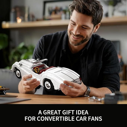 Mould King Sports Car Building Block Kits, MOC Classic Car Model Kit Supercar Racing Model Building Sets, Gift for Age 14+/Adult Collections Enthusiasts (1,302+ Pieces)