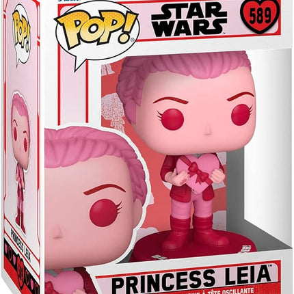 Funko Pop Star Wars: Valentines - Princess Leia Organa - Collectable Vinyl Figure - Gift Idea - Official Merchandise - Toys for Kids & Adults - Sci-Fi Fans - Model Figure for Collectors and Display