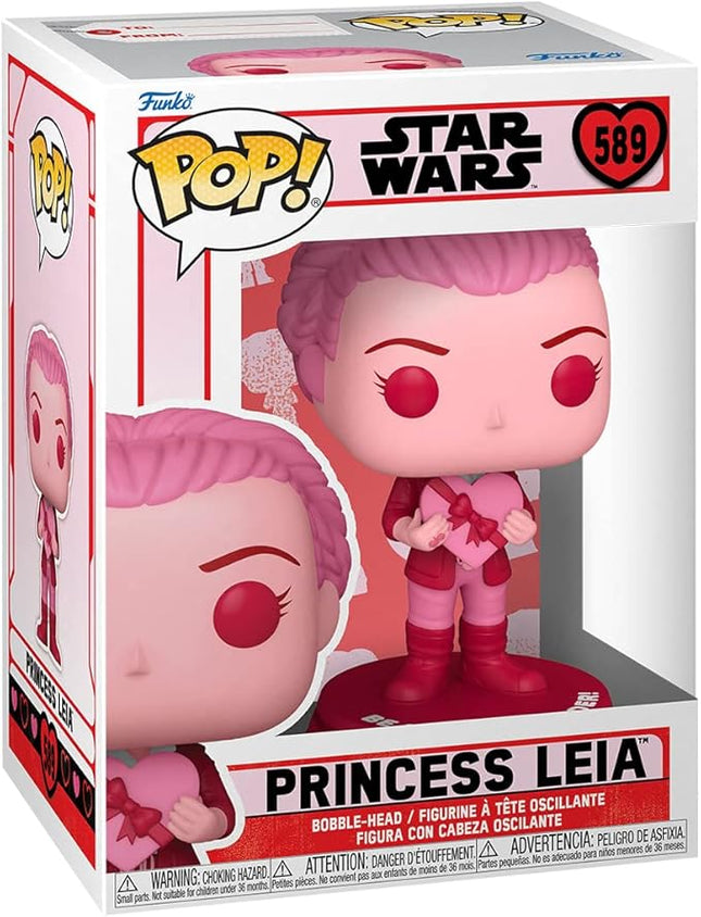 Funko Pop Star Wars: Valentines - Princess Leia Organa - Collectable Vinyl Figure - Gift Idea - Official Merchandise - Toys for Kids & Adults - Sci-Fi Fans - Model Figure for Collectors and Display