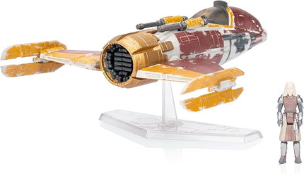Star Wars Micro Galaxy Squadron Fiend Fighter - 5-Inch Vehicle with 1-Inch Micro Figure Accessory