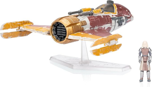 Star Wars Micro Galaxy Squadron Fiend Fighter - 5-Inch Vehicle with 1-Inch Micro Figure Accessory