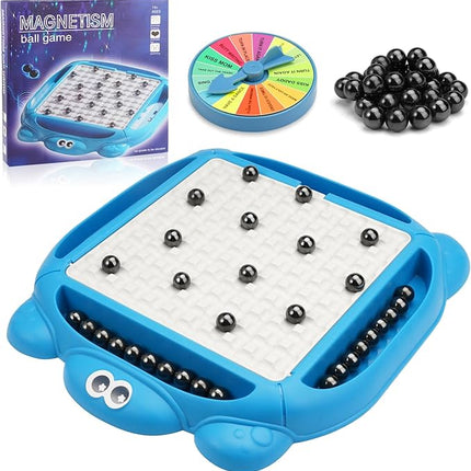 Upgraded Magnetic Chess Game Set,Magnet Board Games with 32 Magnetic Stones,Strategy Game,Family Game Party Game for Kids and Adults