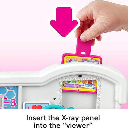 Fisher-Price Little People Toddler Toy Barbie You Can Be Anything Doctor Playset with Figure for Preschool Pretend Play Kids Ages 18+ Months