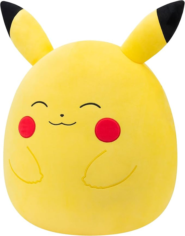 Squishmallows Original 20in Happy Pikachu Pokémon Plush - Ultrasoft Official Jazwares Plush (Jumbo)