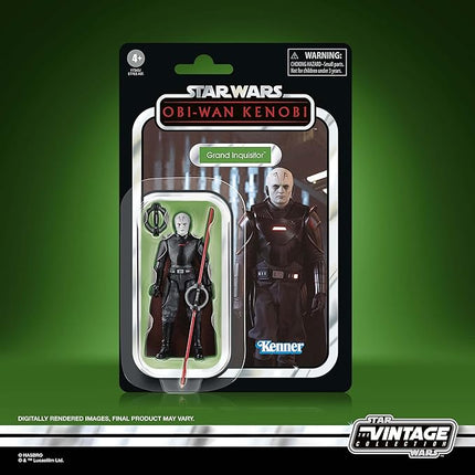 STAR WARS The Vintage Collection Grand Inquisitor, OBI-Wan Kenobi 3.75-Inch Collectible Action Figures, Ages 4 and Up